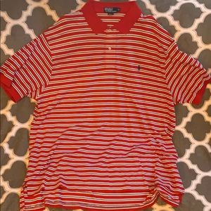 Red white and blue Polo shirt